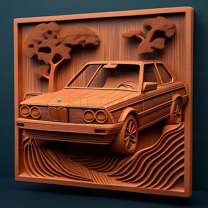 3D модель BMW E24 (STL)